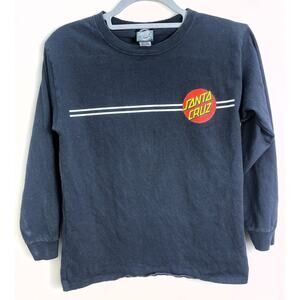 Santa Cruz Skateboards Casual Classic Youth L Long Sleeve Shirt Black